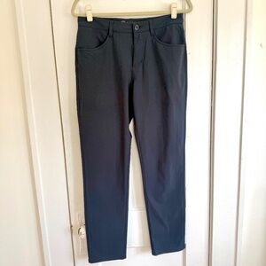 Men's Vuori Meta Pant, charcoal, size 30 slim fit